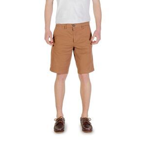 Borghese Beige Cotton Bermuda Men's Shorts